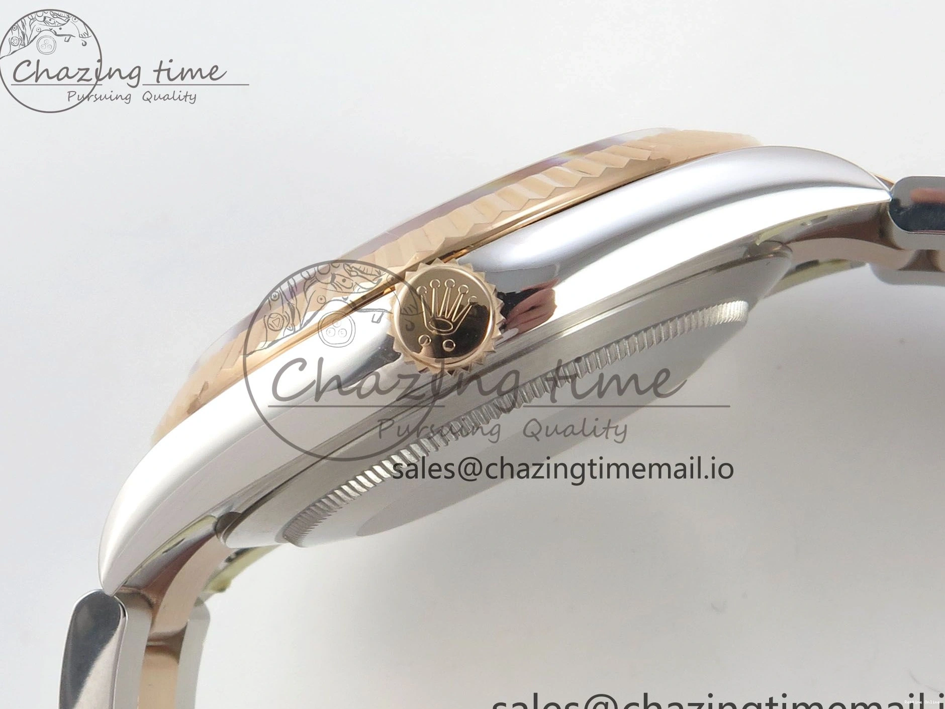 0208 DateJust 41 126331 SS RG ARF 1:1 Best Edition White MOP Diamonds Dial on Oyster Bracelet SH3235 (Weighted) UrbanChic 186